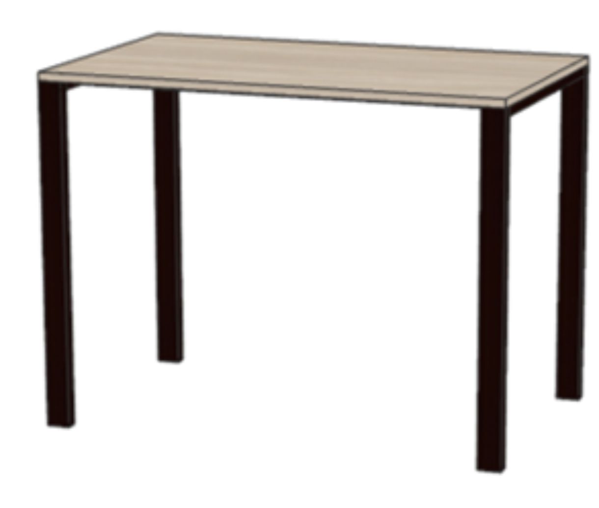 Стіл на металевому каркасі (1000x600х750мм.) Меблі КС